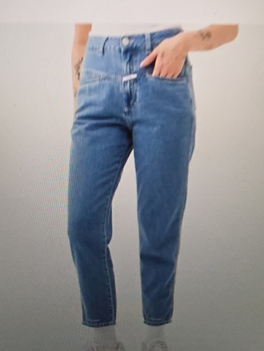 Closed Pedal Pusher Jeans Heritage Fit High Waist Size 36 Size 0
